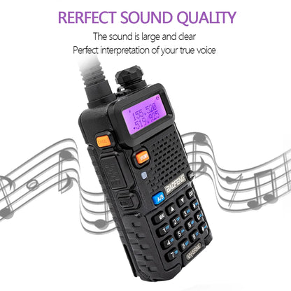Walkie Talkie, UV 5R 5W 8W Dual Band Ham Two Way Radio, Vhf Uhf FM Radio, Handheld Transceiver, Hunting 16KM, BAOFENG