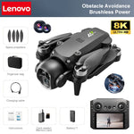 Lenovo M7 Drone 8K Aerial HD Dual Camera Intelligent Obstacle Avoidance Brushless Motor 5G WIFI GPS Screen Remote Control Drone