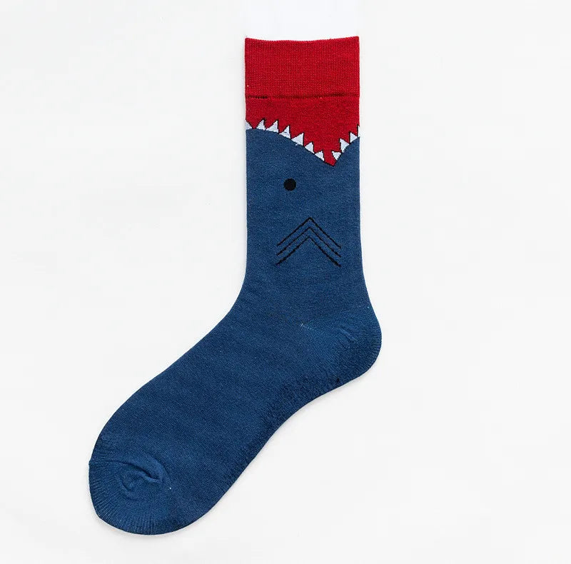 New cotton socks high-quality men's and women's British style casual Harajuku fashion novelty literary couple sexy socks