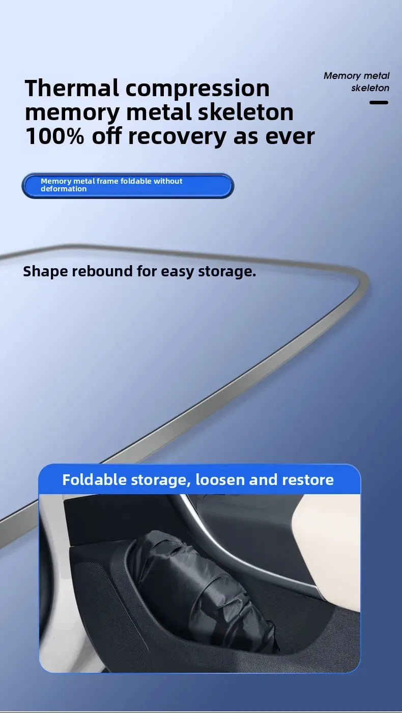 Car Window Sunshade Cover, Sun Shade, Windshield Visor Protector Windscreen Folding, Auto UV Protection Curtain Styling Accessories