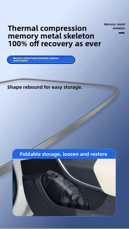 Car Window Sunshade Cover, Sun Shade, Windshield Visor Protector Windscreen Folding, Auto UV Protection Curtain Styling Accessories