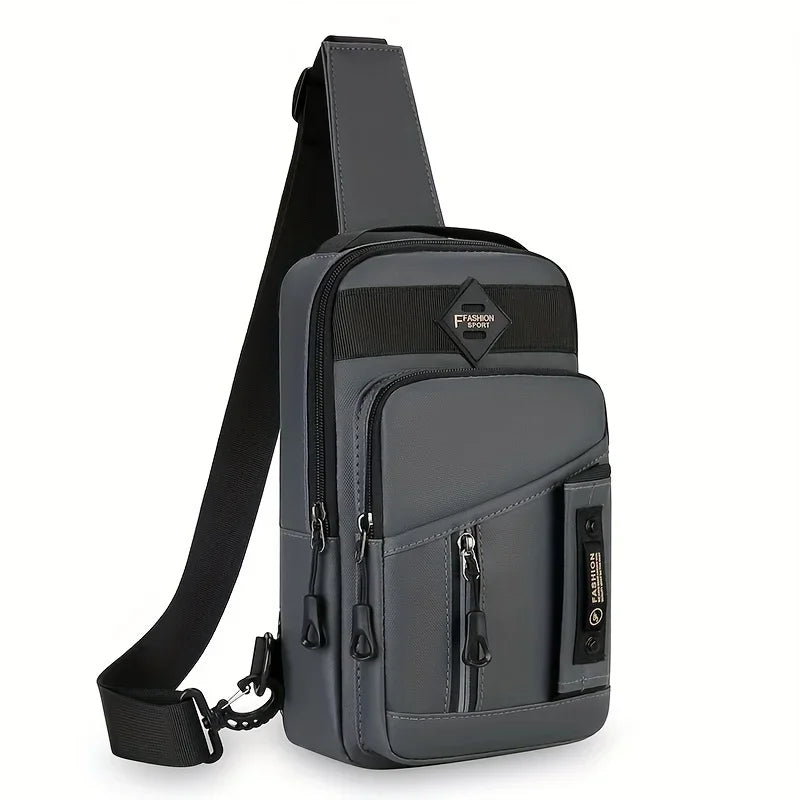 New Men Shoulder Bags Chest Bag Multifunctional Crossbody Bags Travel Sling Bag