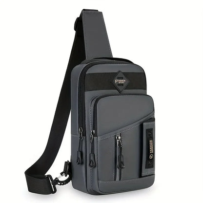 New Men Shoulder Bags Chest Bag Multifunctional Crossbody Bags Travel Sling Bag