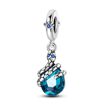 PAMELA 925 Sterling Silver Sea Turtle Starfish Blue Charm Dolphin Octopus Shell Bead For Original Charms Bracelets Ocean Jewelry