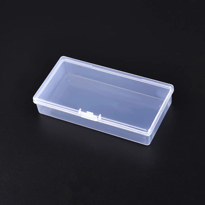 Plastic Transparent Storage Box Jewelry Beads Container Jewelry Tools Accessories Box Small Items Sundries Organizer Case