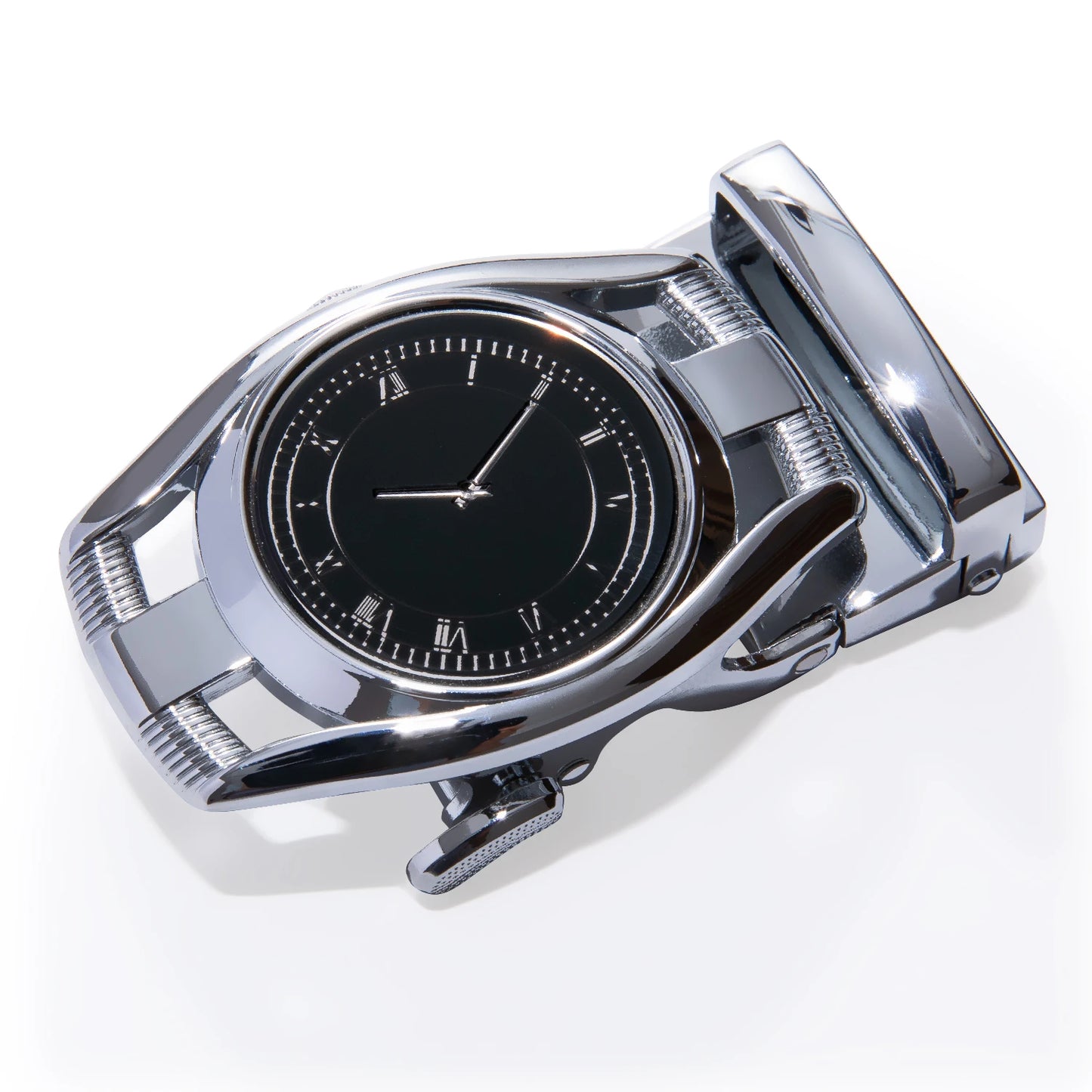 60 Kinds Metal Mens Relacement Belt Buckles Button Sliding Buckle Without Belt Black Gold Blue for 3.5 cm Ratchet Belts ONLY