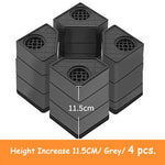 4pcs Anti Vibration Feet Pads Rubber Mat Slipstop Silent Dampers Stand Universal Washing Machine Refrigerator Furniture Foot Pad
