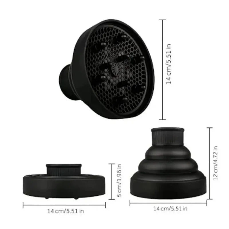 Telescopic Hair Dryer Universal Hair Curler Cover Diffuser Plate Hairdressing Tool Accessories Curling Iron Barber Supplies