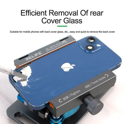RELIFE RL-601SL Plus 2-in-1 Universal Mobile Phone Heating-Free Screen Removal Separation Removal Mobile Phone Back Cover Clamp