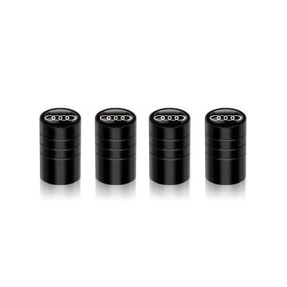 4pcs Aluminum Alloy Styling Car Wheel Tire Air Valve Caps Accessories For Audi Sline A1 A2 A3 A4 A4L A5 A6 A7 A8 A8L TT Q1 Q2 Q3