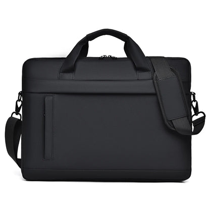 Men's Briefcase, Minimalist Business Shoulder Bag, Men's Messenger Bag, Large Capacity Office Tote, 14-inch Laptop Bag