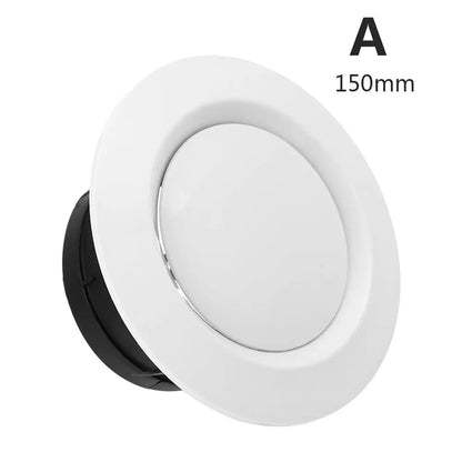 Various Shapes 100/150mm Round Ducting Ventilation Cover Air Vent Extract Valve Grille Air Circulation Vents Cover