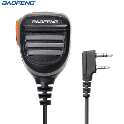 BaoFeng Walkie Talkie BF-780 2 Pin PTT Speaker Mic for Quansheng UV-K5 K6 Baofeng UV-5R BF-888S UV-5RH 21 17 PRO HAM Radio