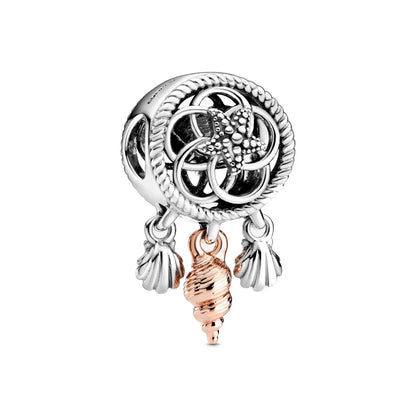 Sterling Silver Hot Sale  Ocean World Series Sea Turtle Starfish Little Crab Octopus Fashion Bead Fit Lady Bracelet DIY Jewelry