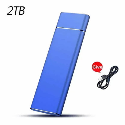 Mini USB SSD portátil 256 TB 1 TB 2 TB de alta velocidad original de almacenamiento masivo SSD USB3.0 Disco duro externo para ordenador portátil SSD