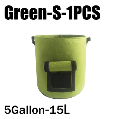3Styles Felt, plant grow bags, nonwoven fabric garden potato pot, greenhouse vegetable growing bags, moisturizing vertical tools