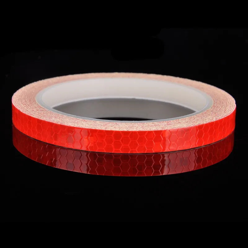 Safety Warning Stickers for Night Riding-Walking-Car-Helmet, Waterproof High Visibility Reflector Tape, Reflective Stickers, 1cmx8m