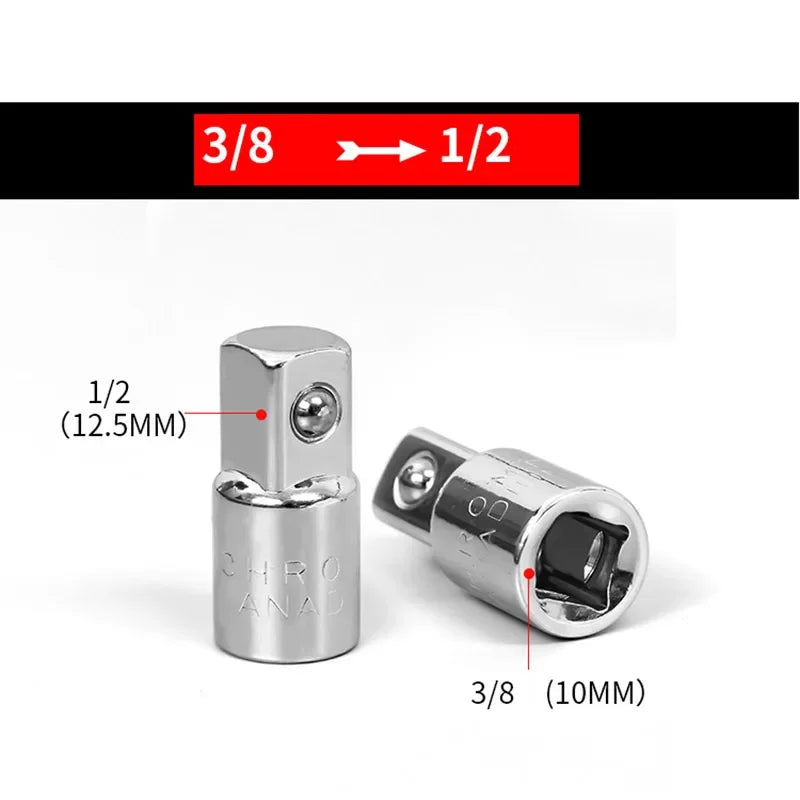 1pc Socket Convertor Adaptor1/2 To 3/8 3/8to1/4 3/4 To1/2 Socket Adapter Ratchet Wrench Adapter Steel Drive Socket Converter