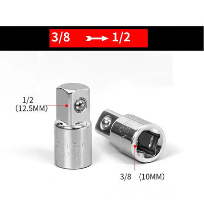 1pc Socket Convertor Adaptor1/2 To 3/8 3/8to1/4 3/4 To1/2 Socket Adapter Ratchet Wrench Adapter Steel Drive Socket Converter