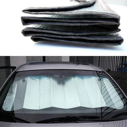 Universal Windshield Sunshade, Foldable Car Front Window Sunshade, Snow Ice Protection Cover, Winter Summer Windshield Shield