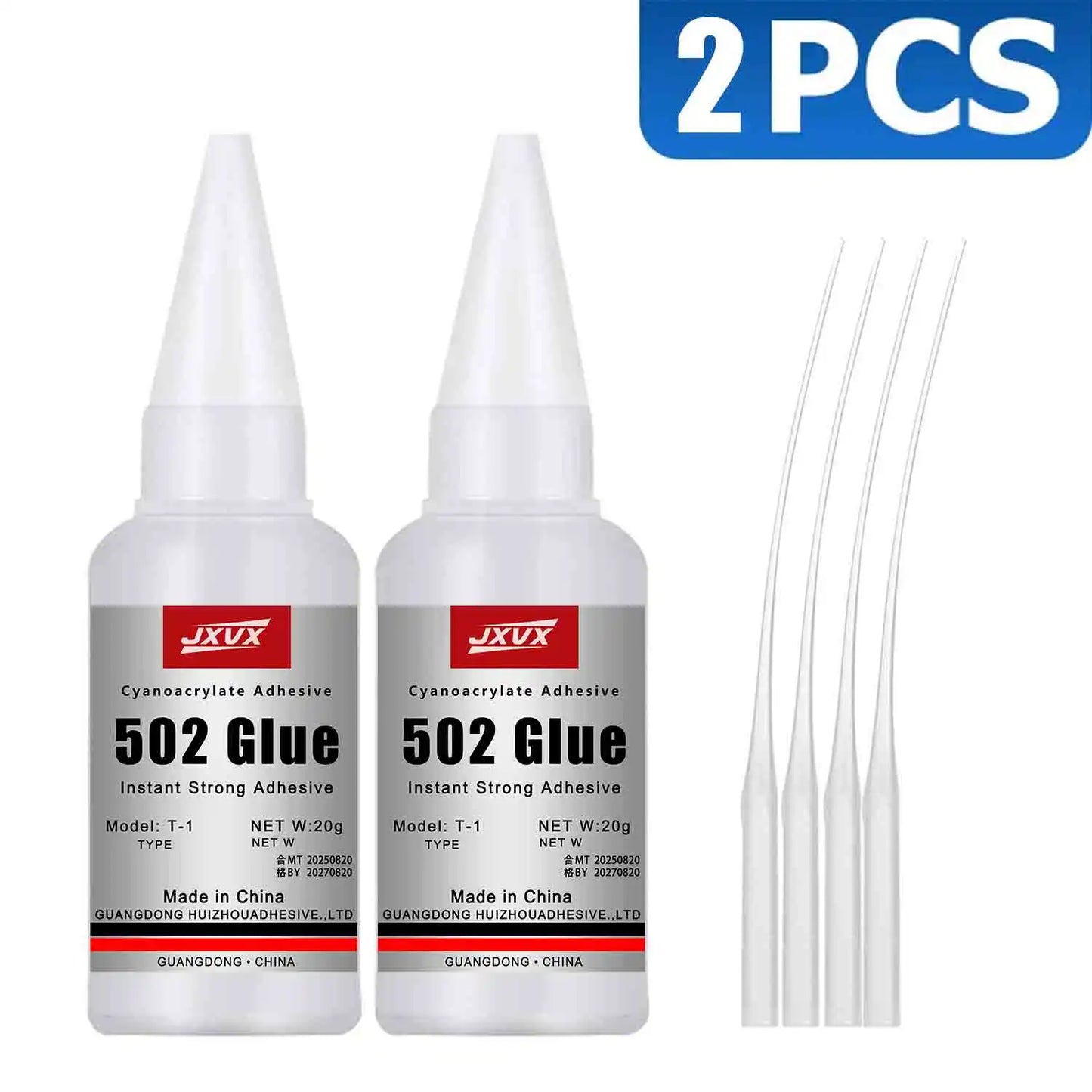 50/20g Multi-purpose 502 Instant Strong Super Glue Universal Superglue Mighty Instant Glue for Resin Ceramic Metal Glass Fast Dry