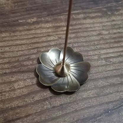 Brass Incense Burner Holder For Incense, Stick Coil Bottle Gourd Shaped Copper Incense Holder, Copper Censer