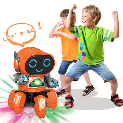 Dance Music 6 Claws Robot Octopus Spider Robots Vehicle Birthday Gift Toys for Children Kids Early Education Baby Toy Boys Girls