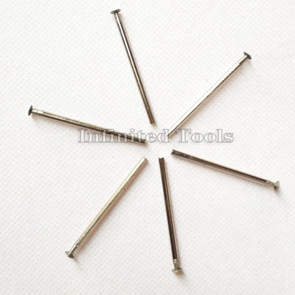 6PCS 2.35mm Shank Grinding Bit Ultra-Thin T Head Diamond Mounted Point Stone Jade Carve Polish Engrave Tool 0.5mm-8mm