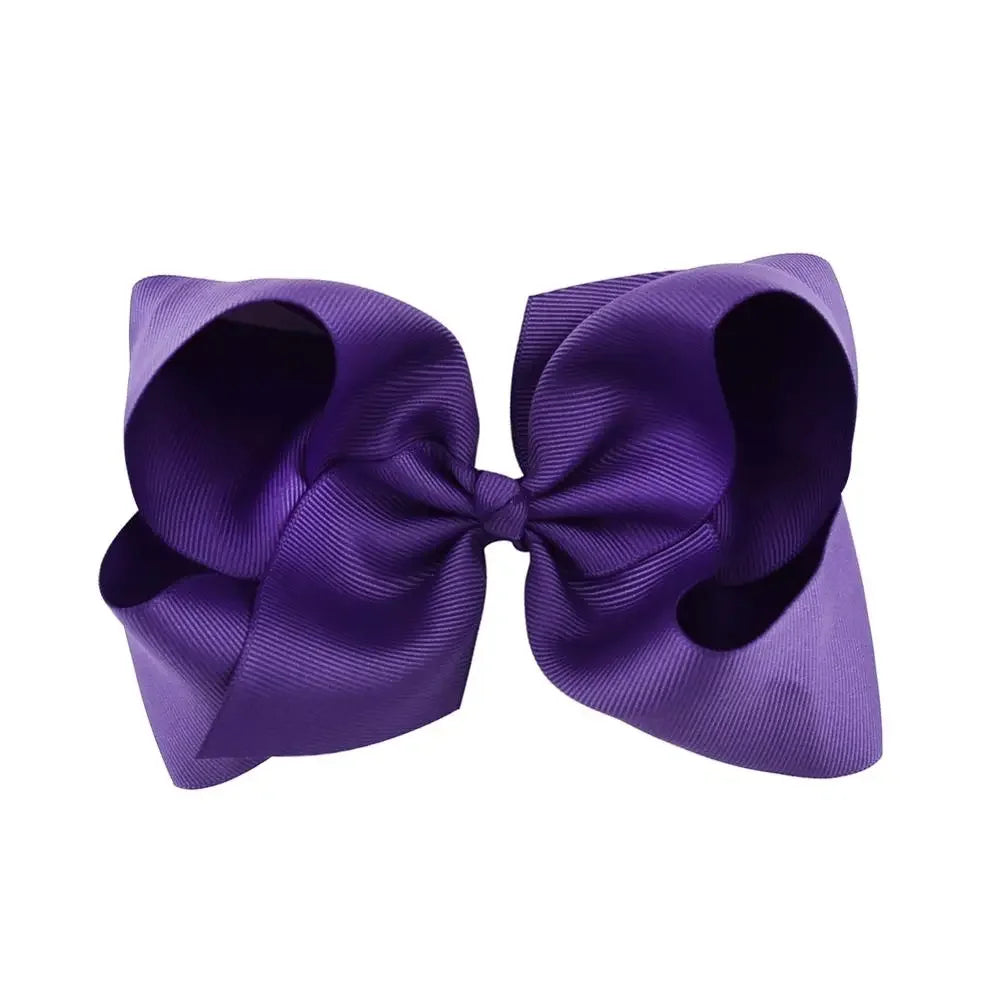 1PC Grosgrain Ribbon Solid Color Hair Bows Clip Girls Hair Clips Hairpins Barrettes Kids Baby Hair Accessories Wholesale