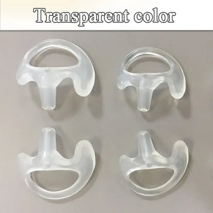 3-Pair Ear Mold Earbud Replacement Soft Silicone Earmould Earplug S/M/L Size for Walkie Talkie Radio Acoustic Earpieces Headsets