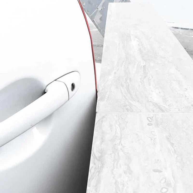 2/5/10M Car Door Edge Scratch Protector DIY Trim Strips Guard Cover Strip Roll Chrome Styling Moulding Trim Strip