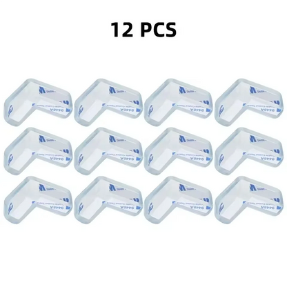 4/8/10/12Pcs Baby Safety Silicone Protector Table Corner Edge Protection Cover Transparent Anti Collision Soft Guard Home Tool