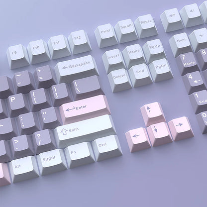 126 Keys Double Shot PBT Cherry Keycaps Mechanical Game Keyboard Wireless for MX Switch Keycap GMK67 GMK87 GMK61 Keyboard Keycap