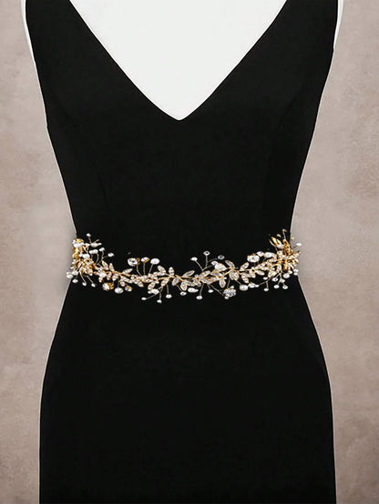 New Crystal Rhinestone Flower Headband, Ribbon Bow Hairband for Bride, Wedding Hair Accessories, Pearl Head Flower Headbands, Women Headwear