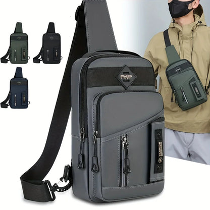 New Men Shoulder Bags Chest Bag Multifunctional Crossbody Bags Travel Sling Bag