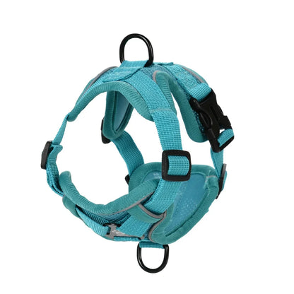 Arnés y correa para gatos para perros pequeños, reflectante, ajustable, para exteriores, para cachorros y gatitos, dispositivo de tracción, entrenamiento táctico, suministros para mascotas