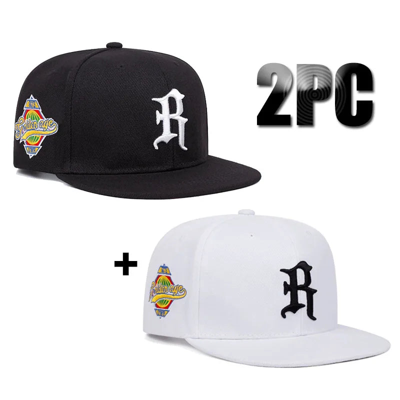 1/2PC Fashion Embroidered Hip-Hop Hats Primary Logo Clean Up Adjustable Baseball Cap Hat, Adult One Size Fits All