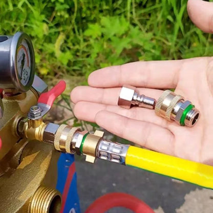 1Pcs Copper Quick Connector For Agricultural Dosing Plunger Pump High Pressure Hose Dispenser Connector Accessories