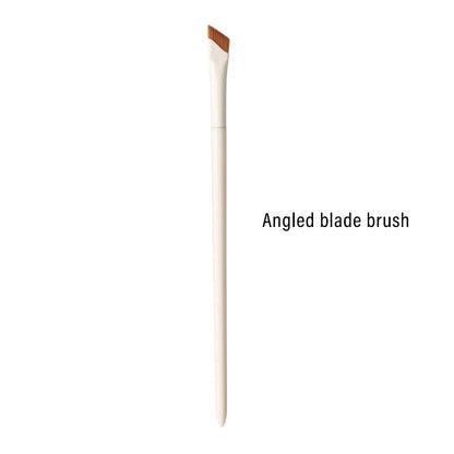 1/3/7/9pcs White Upgrade Blade Eyeliner Brush Eye Makeup Brushes Set Ultra Thin Fine Angle Flat Eyebrow Precise Detail Brush