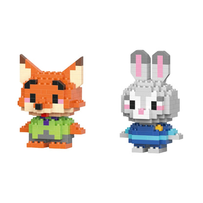 building block toys are luxurious models, suitable educational DIY games, cartoon anime games, building block lovers' desktop