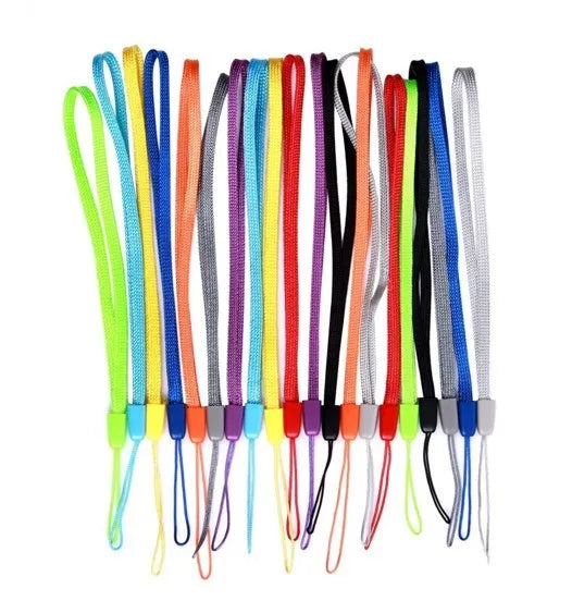 20Pcs Hand Wrist Lanyard Strap String Short Grip Lanyard for USB Flash Drive Keychain ID Badge Holder Phone Straps DIY Hang Rope