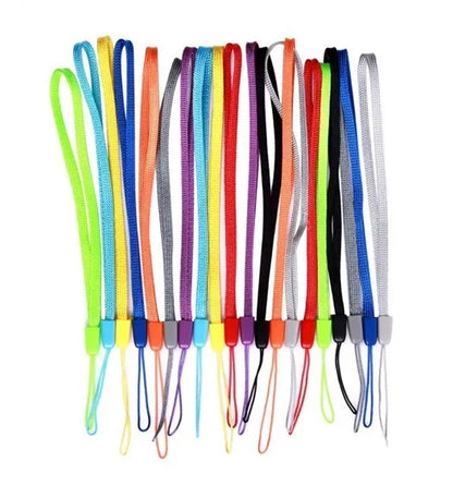 20Pcs Hand Wrist Lanyard Strap String Short Grip Lanyard for USB Flash Drive Keychain ID Badge Holder Phone Straps DIY Hang Rope