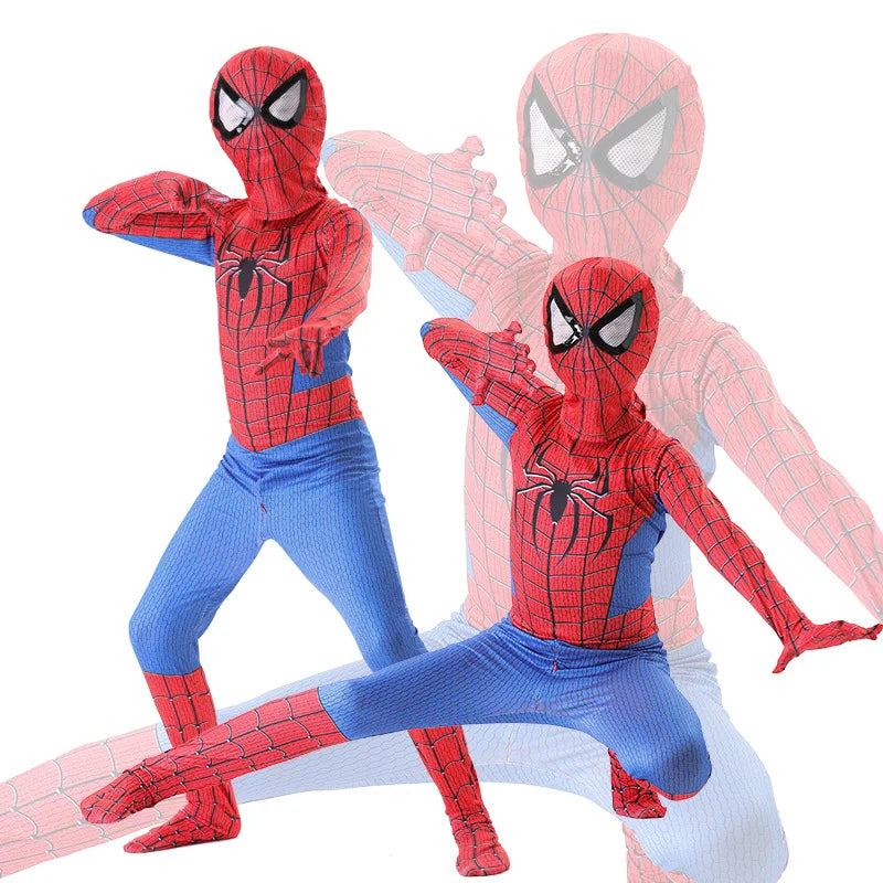 Disfraz de Cosplay de Spider-Man, Traje de Spandex de Cuerpo Completo, Mono de Licra para Adulto, Disfraz de Halloween, Carnaval, Fiesta, Ropa