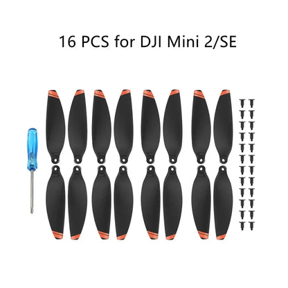 16Pcs, Propeller for DJI Mini 4K/Mini 2/SE 4726 Props Blade Replacement Drone Light Weight Wing Fans Spare Parts Accessories