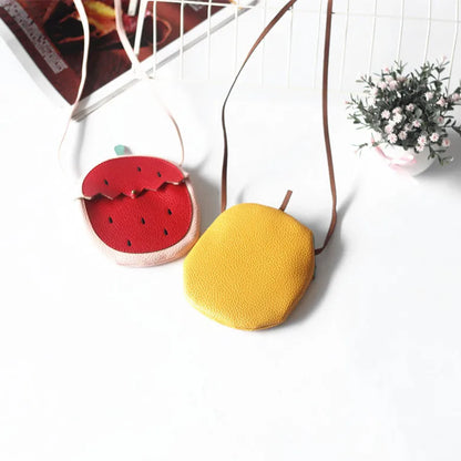 New Girls Messenger Bag, Kids Cute Pumpkin Fruit Pattern Children's Bag, Children Cute Single Shoulder Crossbody Bag