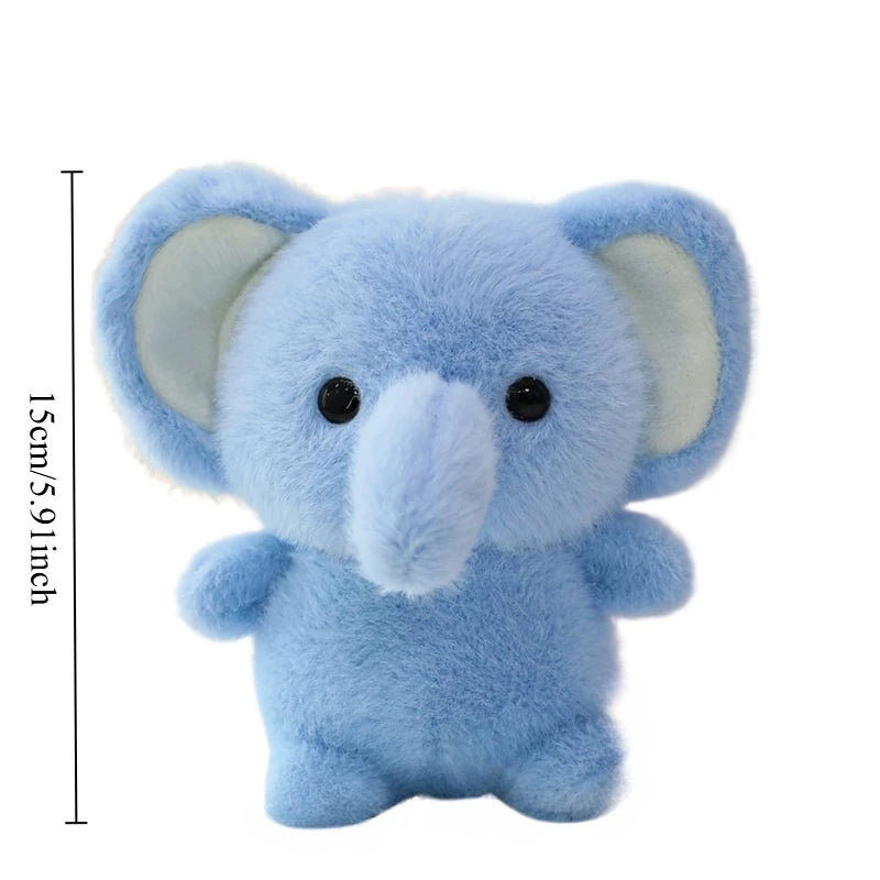 Comfort Plush Toy Rabbit Cat Elephant Doll Small Ornaments Doll New Kawaii Soft Animal Series Plush Toy Birth Gift Home Decor