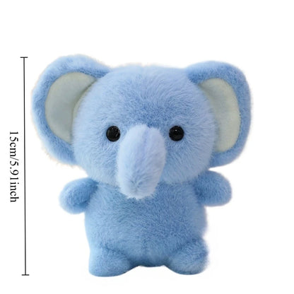 Comfort Plush Toy Rabbit Cat Elephant Doll Small Ornaments Doll New Kawaii Soft Animal Series Plush Toy Birth Gift Home Decor