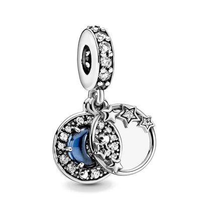 New Hot Selling Blue Pentagram, Butterfly Bead Turtle, Fish Pendant Suitable for European Original Bracelet DIY Exquisite Jewelry
