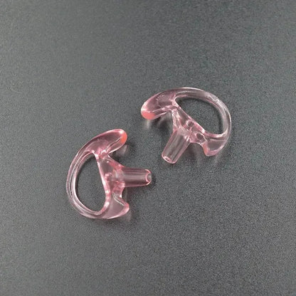 2Pcs Ear Molds Soft 2-Way Radio Earmold Replacing Earpiece Insert for Acoustic Coil Tube audio kits Headphone Accessories
