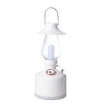 Nuevo humidificador de aire con lámpara retro de vela, difusor de aroma inalámbrico, aceite esencial recargable, 7 luces de colores, niebla fría para el hogar
